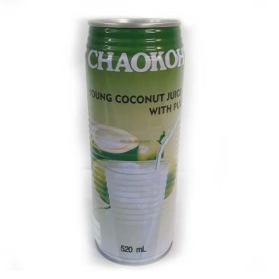 Chaokoh Young Coconut Juice With Pulp 520ml